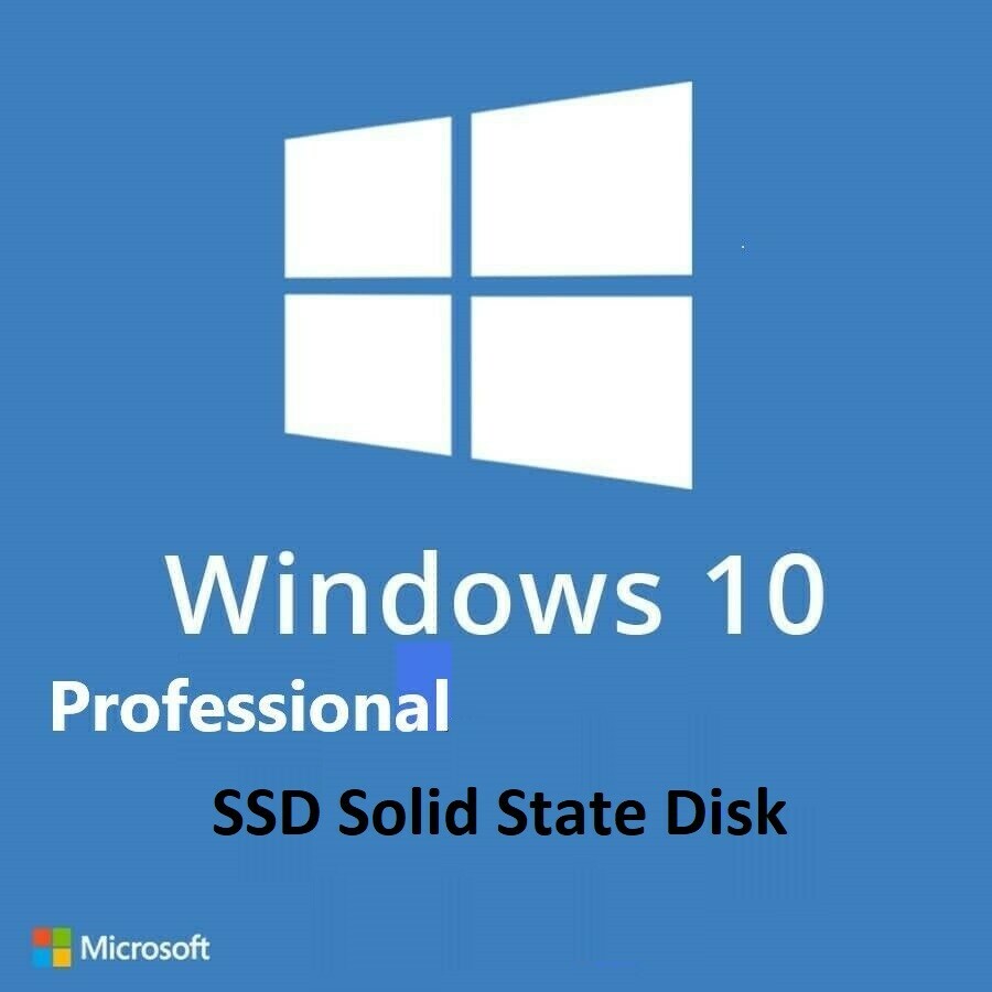 Windows 10 Pro 64bit Preinstalled Laptop Hard Drive HDD 2.5in SSD 120gb SATA