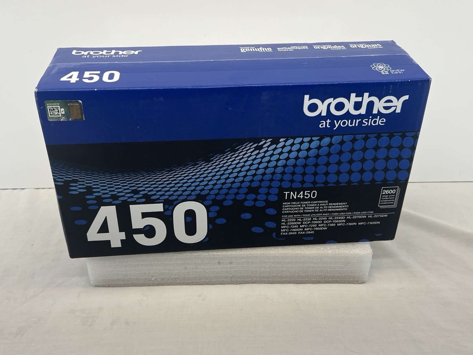 Brother TN-450 High Yield Toner Cartridge Black OEM Brand New Sealed