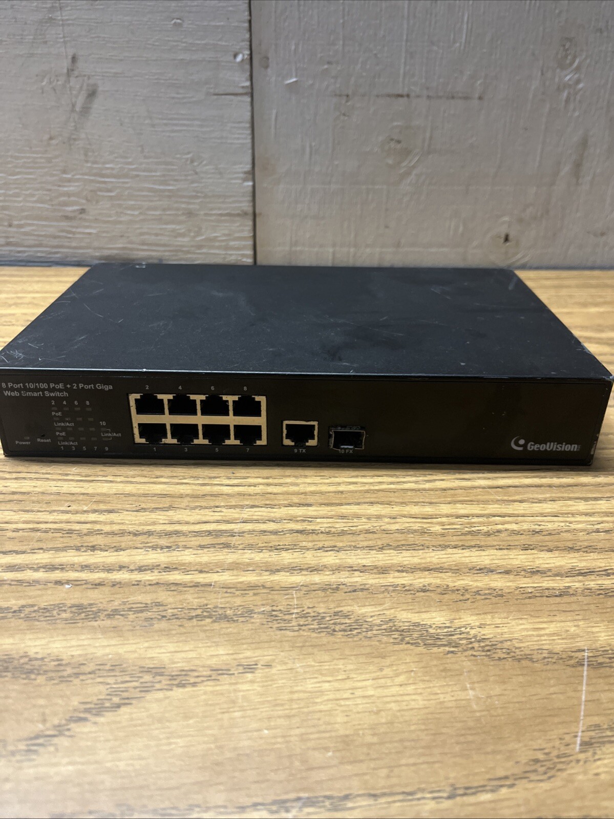 GeoVision GV-POE0801 8 Port Switch