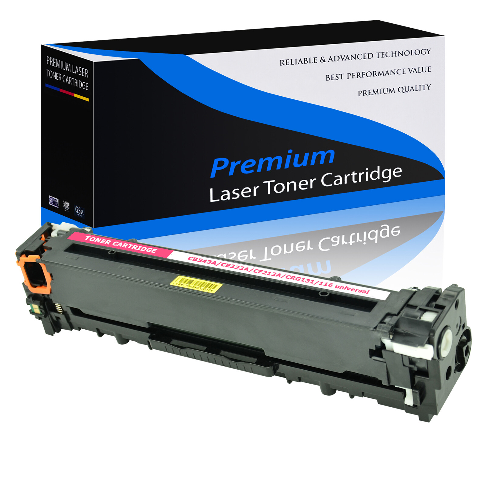 1 PK CF213A Magenta Toner Cartridge For HP LaserJet 200 M251nw M276nw Pro M251n