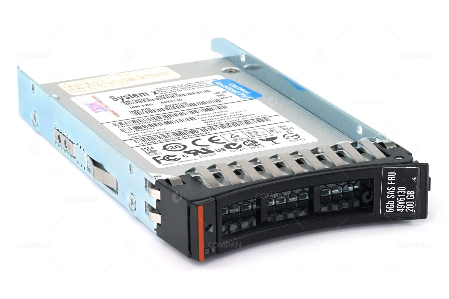 49Y6130 IBM SSD 200GB SAS 6G 2.5" SFF HOT SWAP
