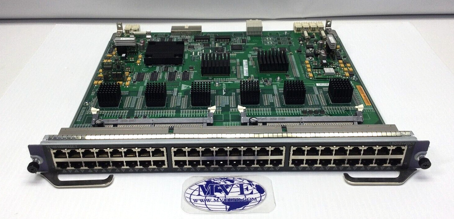 HP JD210A LSQ1GV48SC0 H3C S7506E 48-PORT 10/100/1000BASE-T SC MODULE CARD