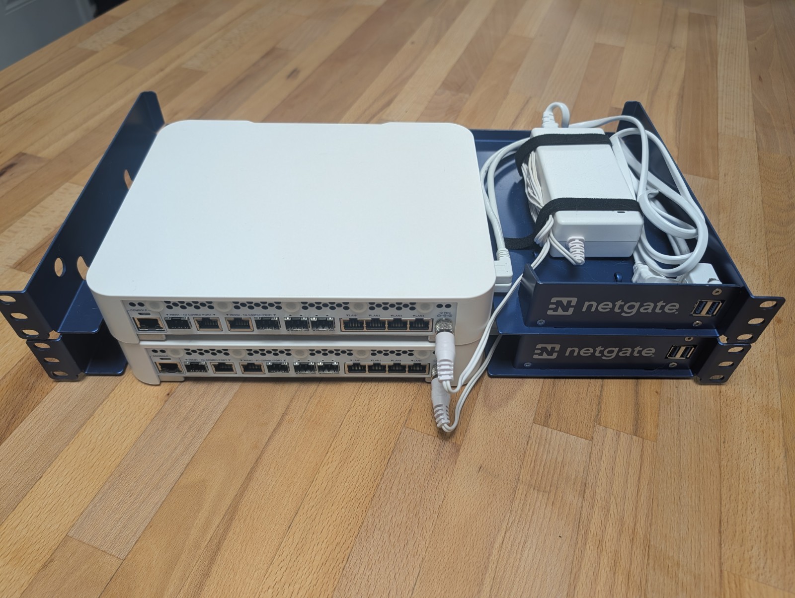Netgate 6100 pfSense+ HA Pair (2x Appliances) w/ 1U Rackmount Kit 10GbE SFP+ 2.5