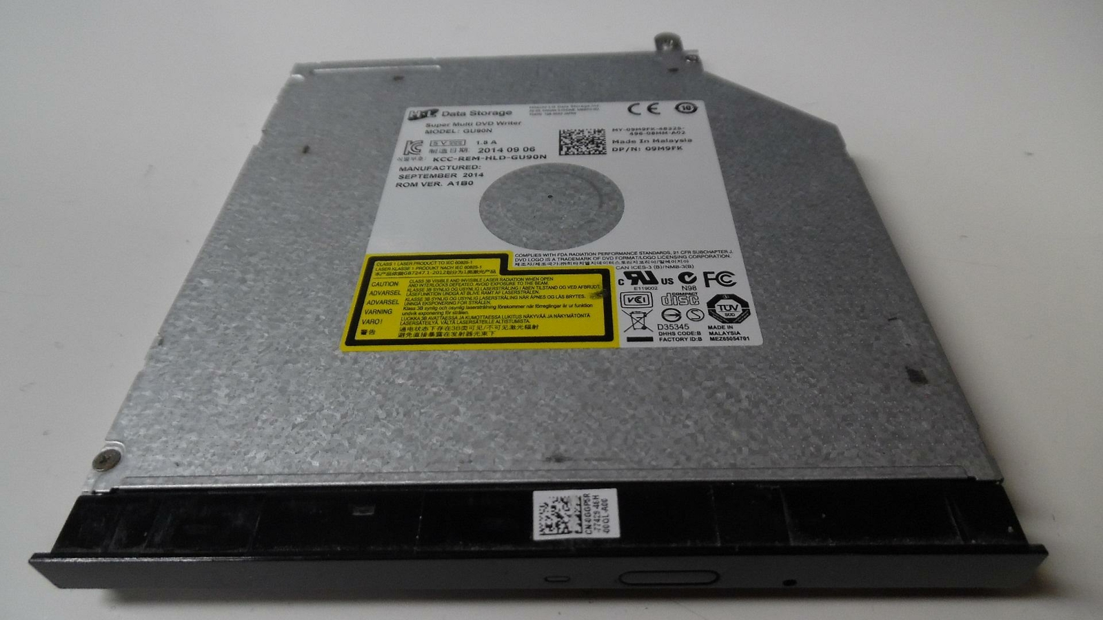 Genuine Dell Inspiron 15 3542 DVD±RW Internal Optical Drive - 0GGP5R - Tested