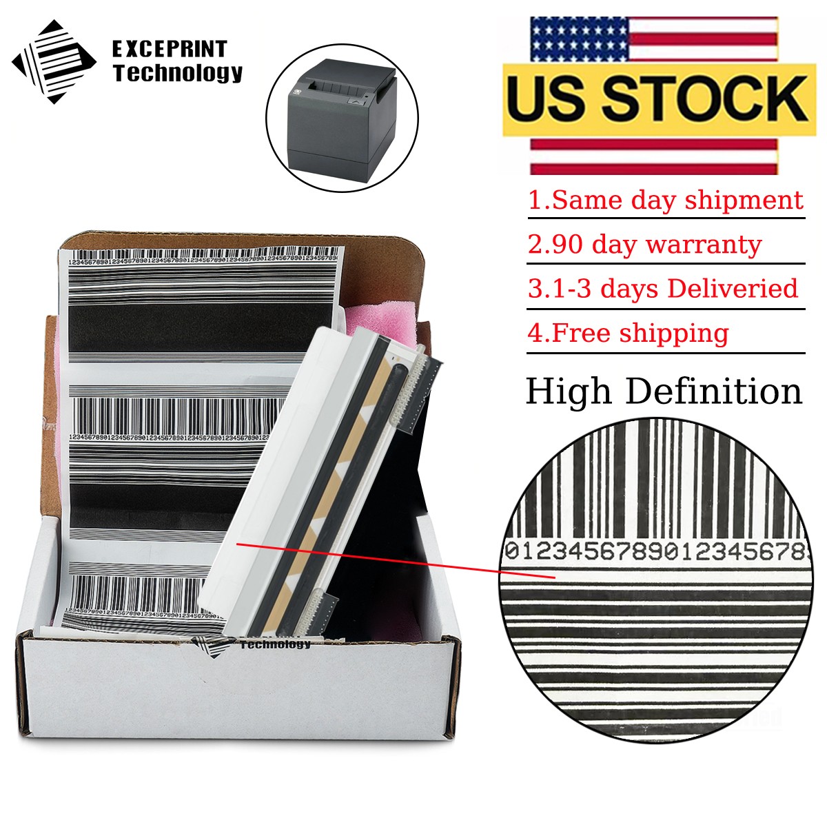 ✅ 15Pin Printhead for NCR 7167 7198 7197 Real Receipt POS Printer, 497-0465432 ✅