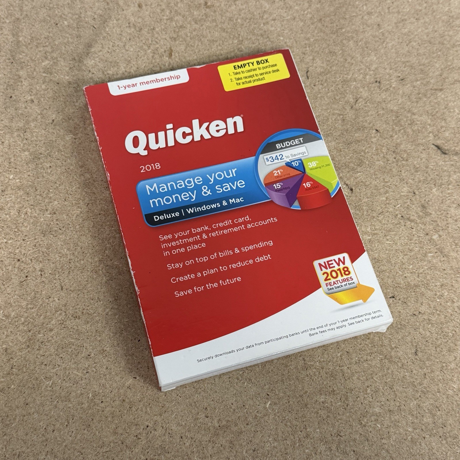 Intuit Quicken 2018 Deluxe For Windows & Mac w/ Activation Code