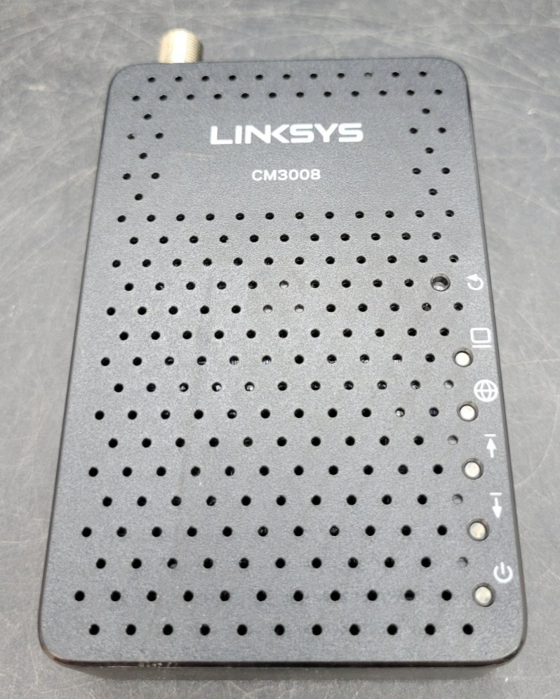 Linksys CM3008  Cable Modem - Black