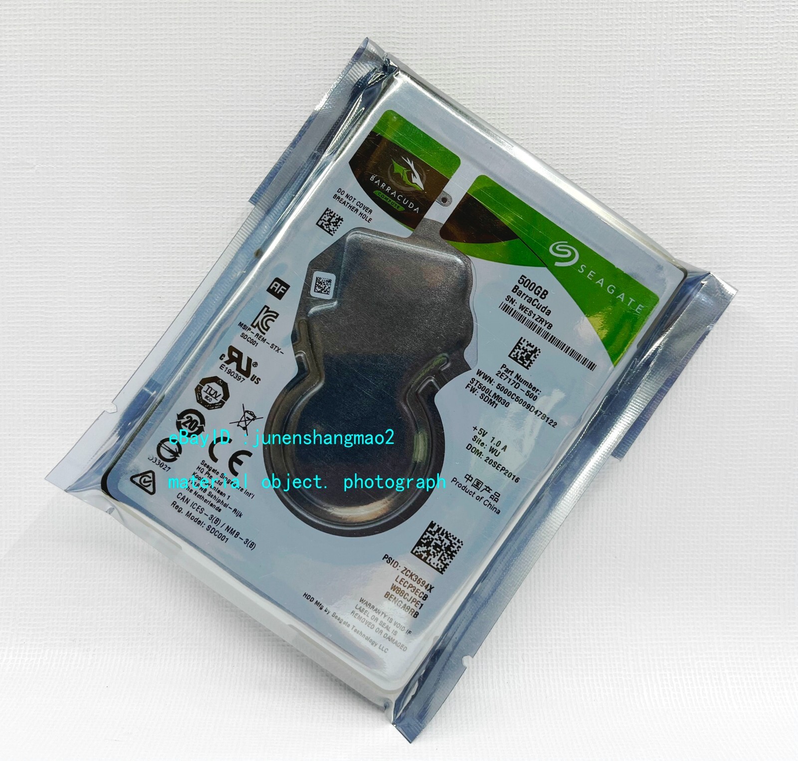 Seagate 500GB 7200RPM ST500LM030 SATA Interface Notebook Hard Drive