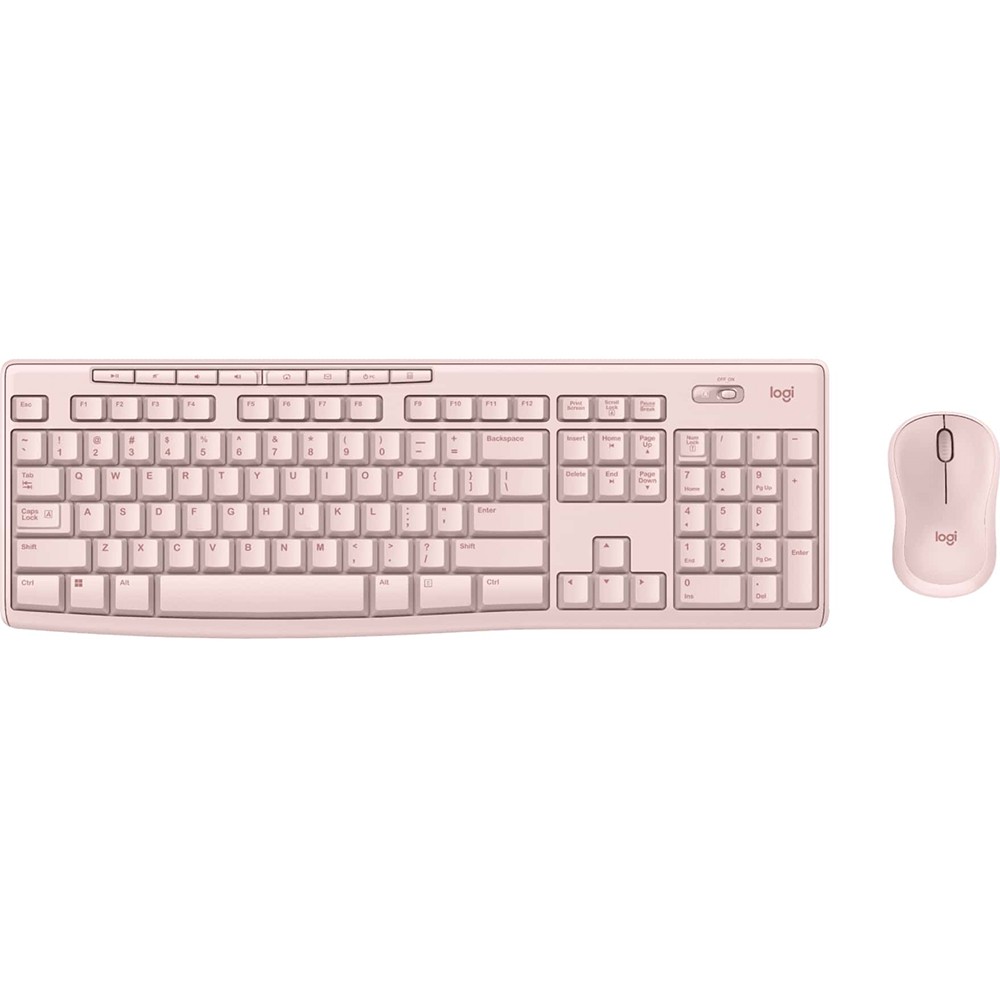 Logitech Core MK270 Wireless Keyboard and Mouse Combo in Rose - 920-013270