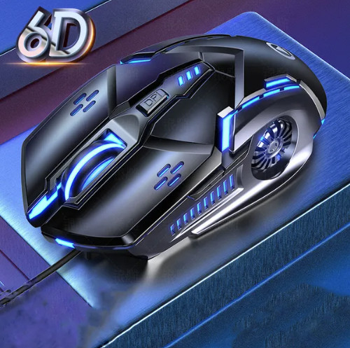 Backlit G5 Wired Gaming Mouse 6 Keys Macro Programming Game Computer Tablet PC