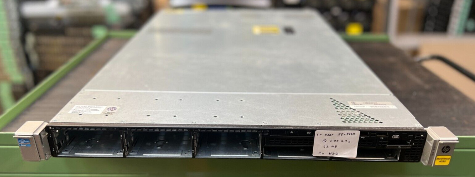 HP StoreVirtual 4330 Storage Server | 1x Xeon E5-2620 @2GHz 32GB l NoHDD 2xPSU