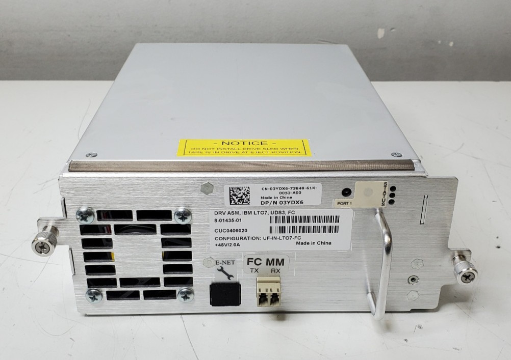 Dell PowerVault ML6000 LTO7 Tape Library Module 03YDX6 Power Tested