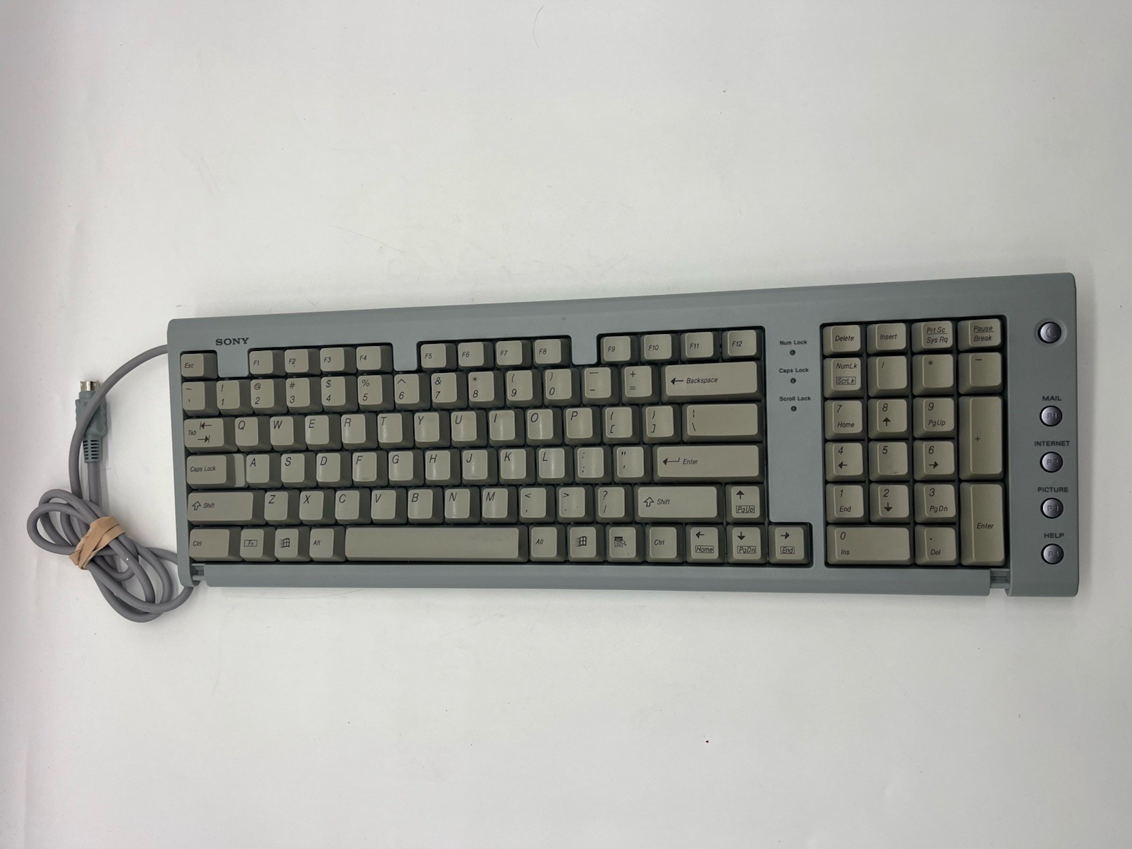 Vintage Sony Keyboard PCVA-KB2P/UA