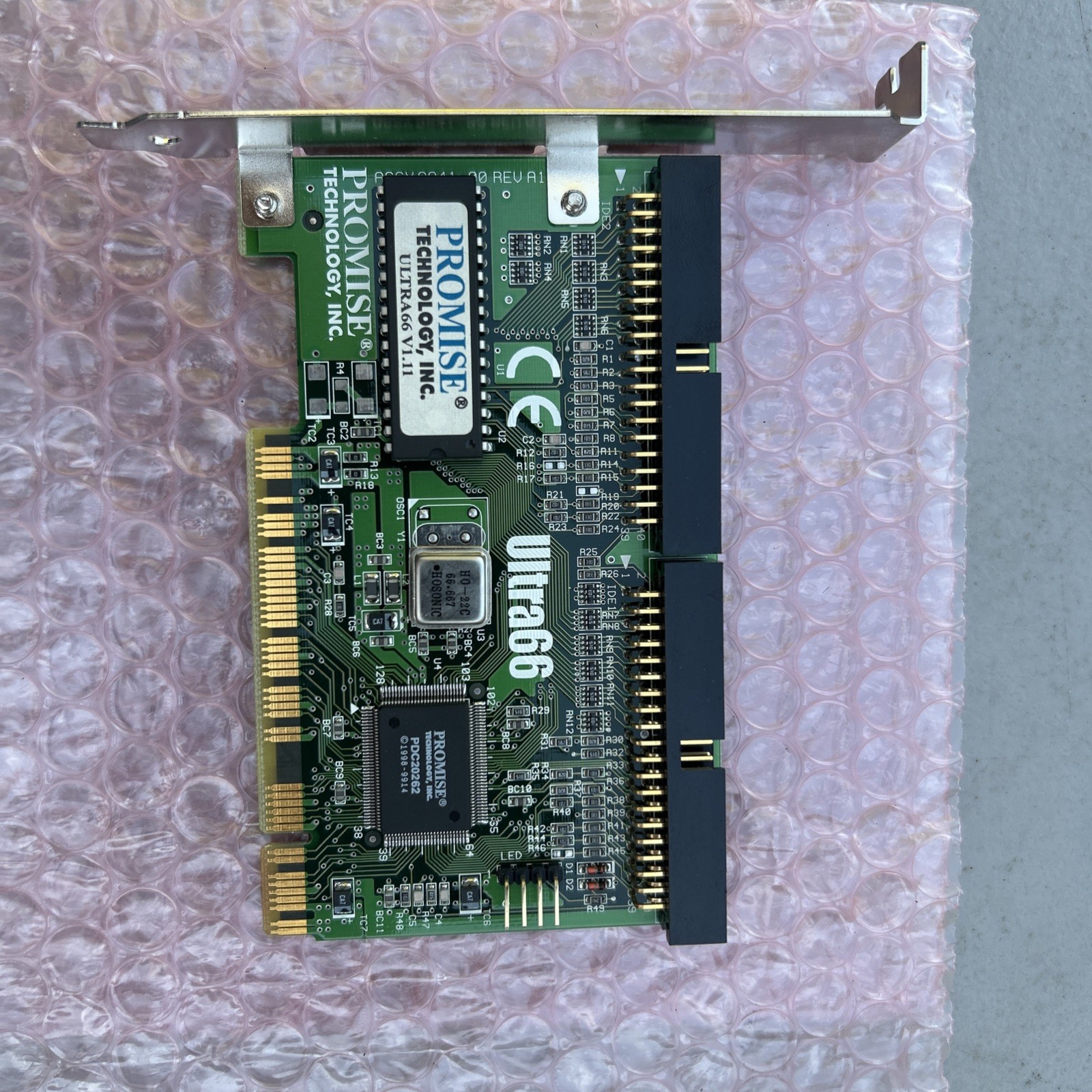 Promise Technology Ultra66 V1.11 PCI IDE ATA Controller Card PDC20262