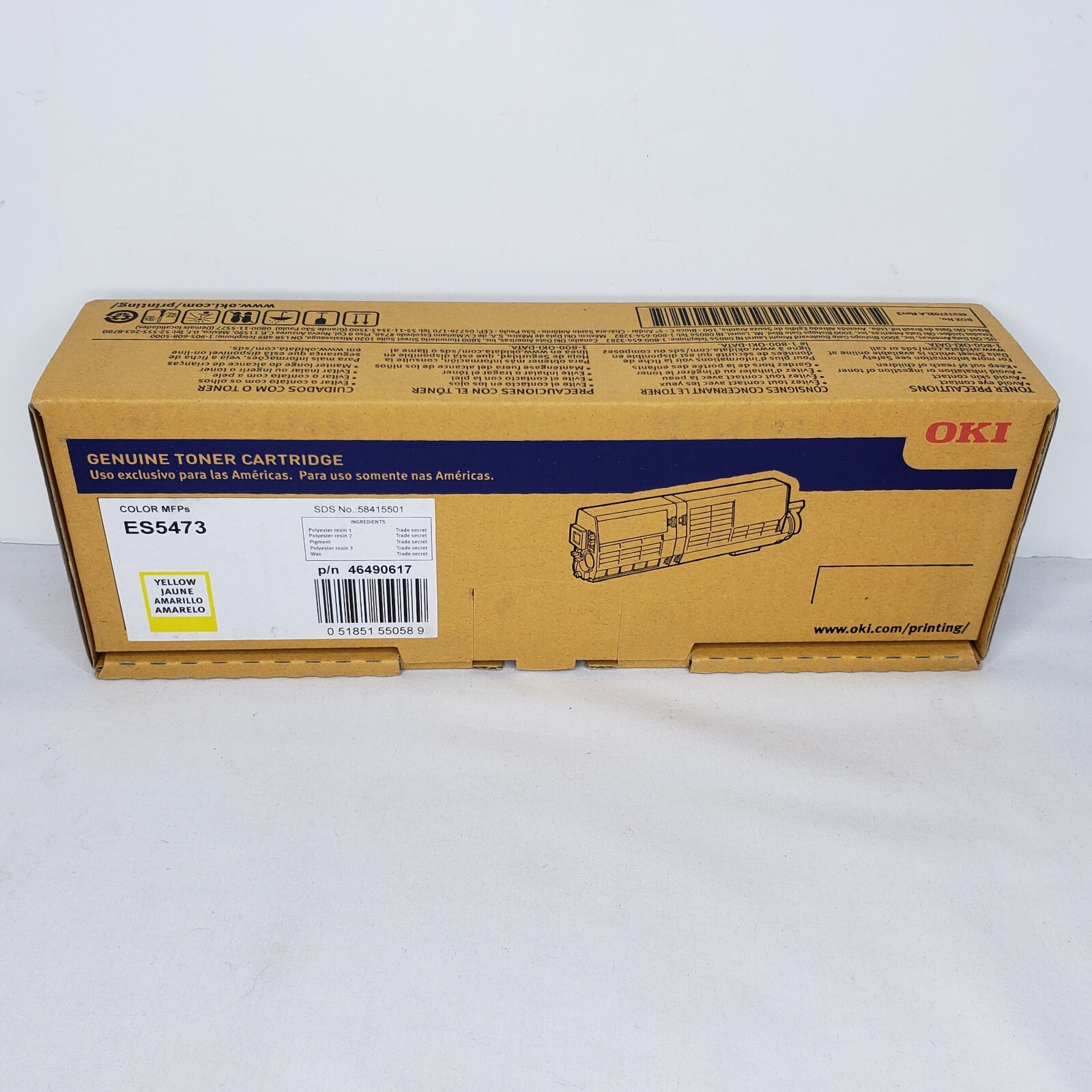 OKI MFPs ES5473 YELLOW Toner Cartridge 46490617