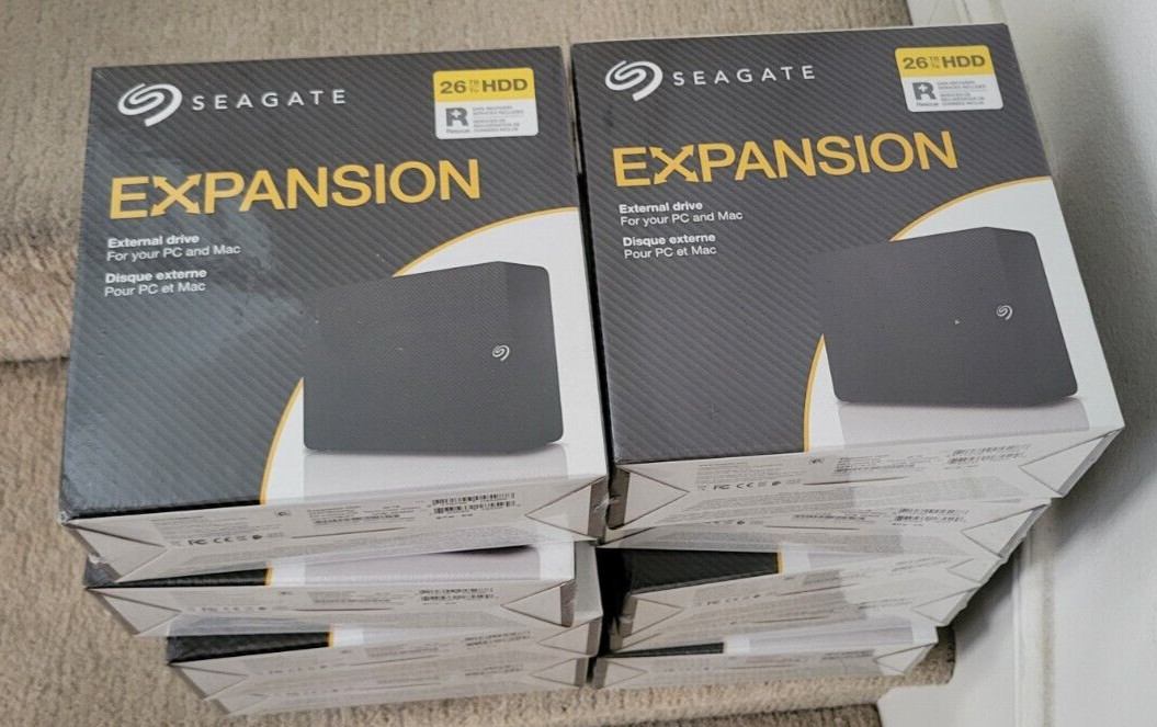 Seagate STKP26000400 Expansion 26TB External USB 3.0 Desktop Hard Drive