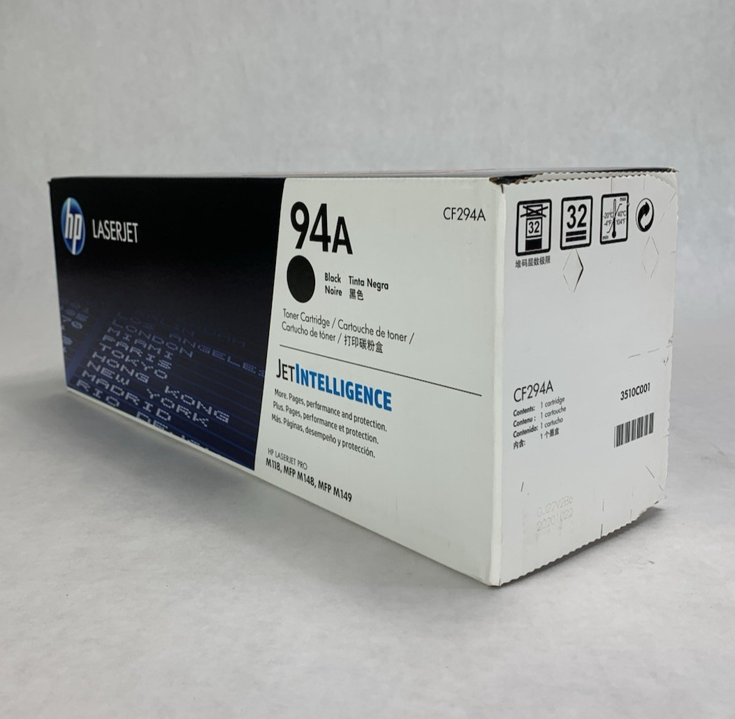 HP 94A CF294A Black Toner Cartridge LaserJet Pro M118 MFP M148 M149 EXP. 10.2020