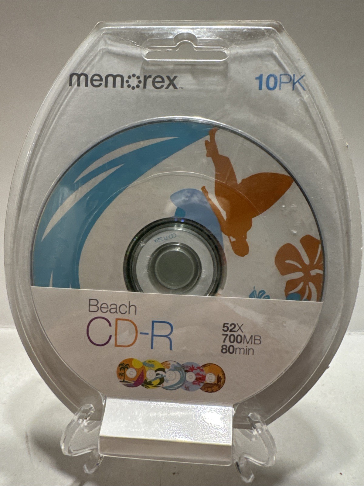 MEMOREX CD-R 10PK Illusions- 034707982451- NEW/SEALED 2009