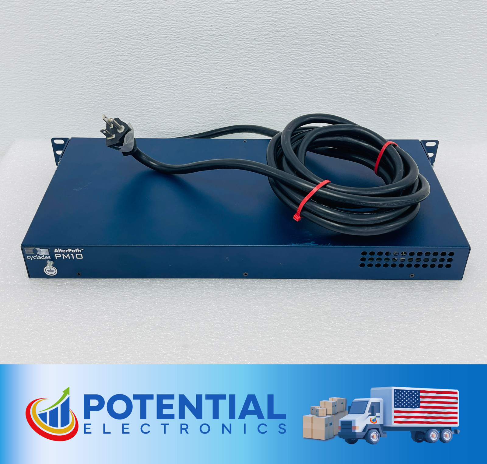 USED - CYCLADES PM10 ALTERPATH 10-Port Rack POWER DISTRIBUTION W/ 