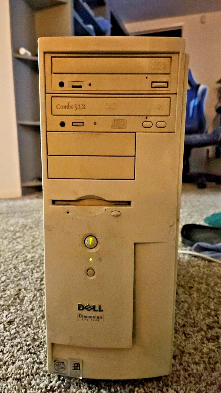 Used Vintage Dell Dimension XPS R400 Desktop PC Windows 98 Era Untested ...