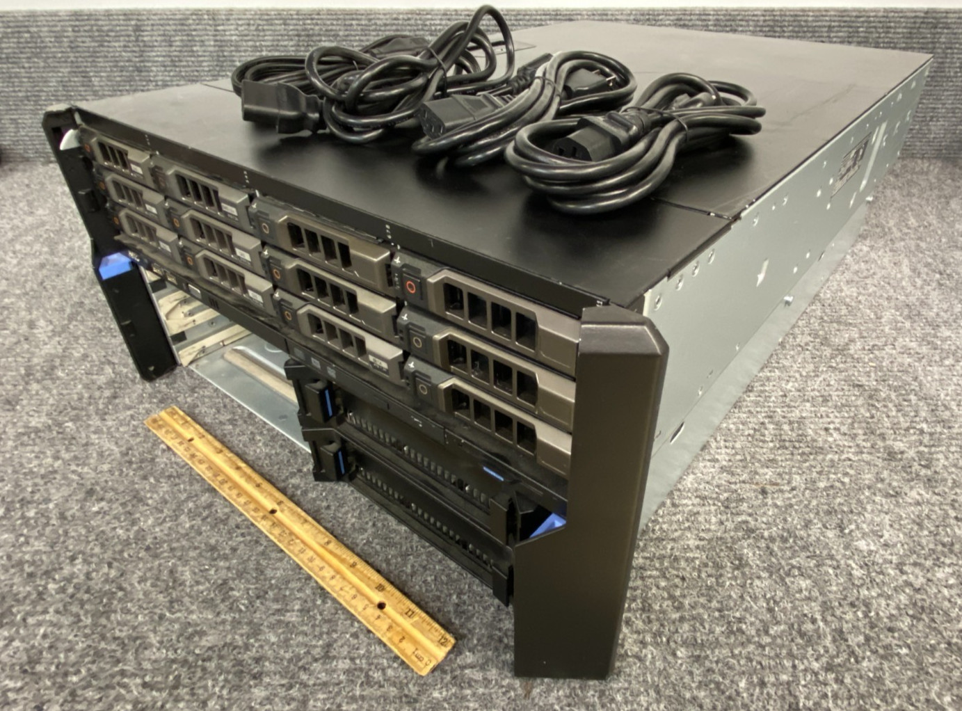 Dell PowerEdge VRTX Server Enclosure Chassis No CPU/Storage 4x PSU+Cords (As Is)