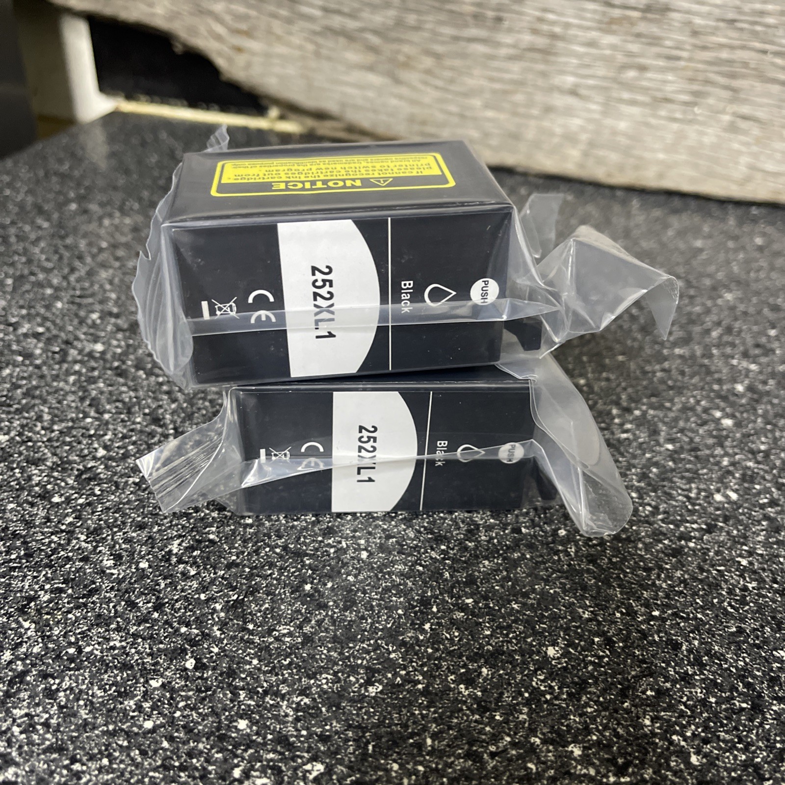 CMYi 2-Pack Replacement 252XL Black Ink Cartridge for Epson Workforce WF-3620