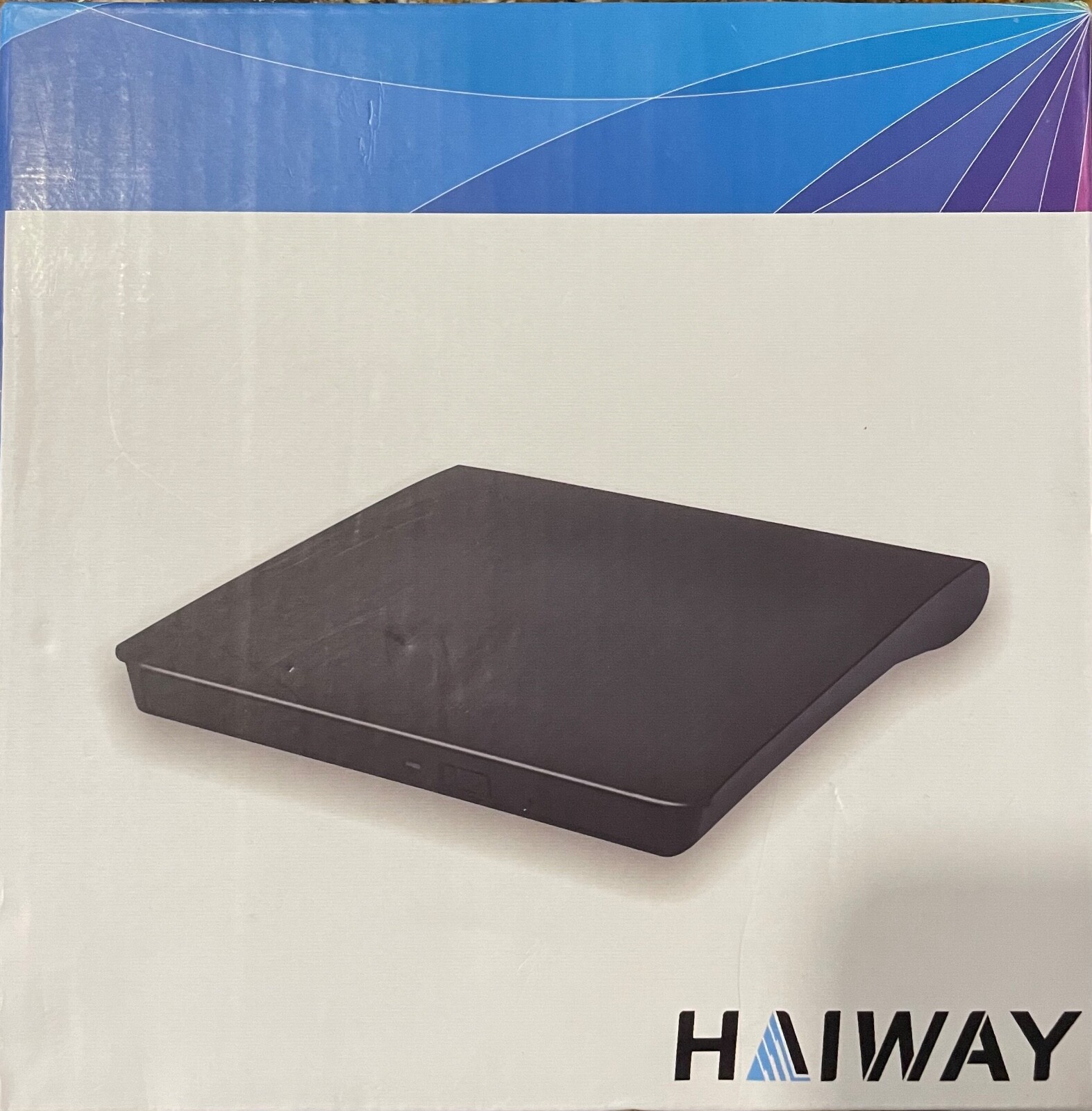Haiway External DVD Drive, USB 3.0 Type-C CD Burner Portable Black