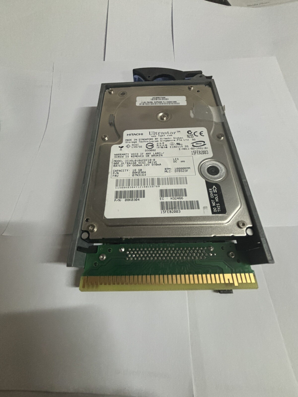 IBM 4318 Ultrastar 36LZX 18.3GB,Internal,10000 RPM,3.5" (DDYS-T18350) Hard Drive