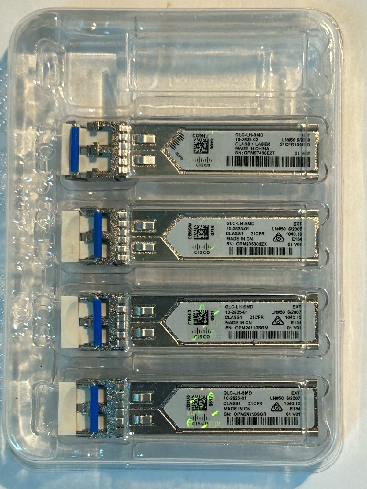 Cisco GLC-LH-SMD New 10-2625-01 V01 1000BASE-LX/LH SFP Transceiver Module