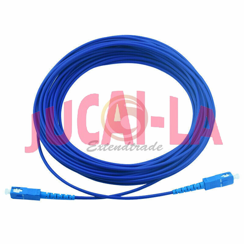 Armored Cable Fiber Patch Cord SC UPC to SC UPC SM 9/125 3.0mm Single Core 60M
