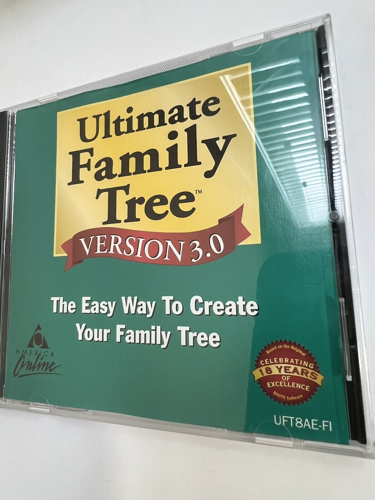 Vintage CD Rom for Ultimate Family Tree, Version 3. by The Learning Company 1999