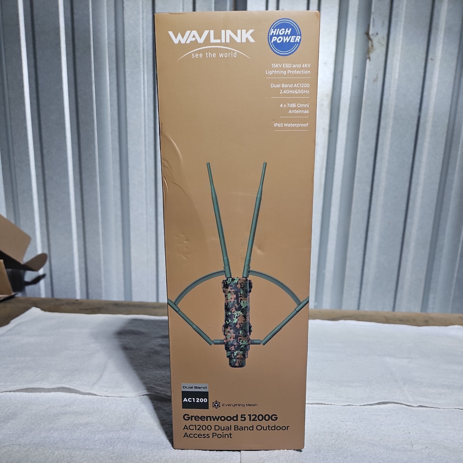 Outdoor Wireless Range Extender 1200Mbps Wifi Router Access Point Repeater IP67
