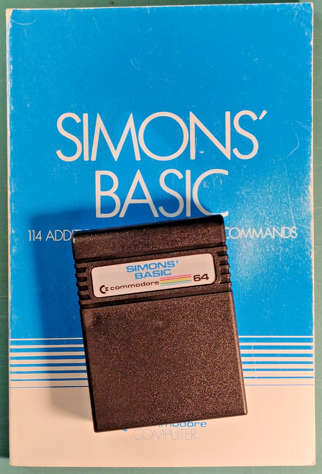 Commodore 64 Simons' BASIC Cartridge + User Guide Tested Working C64