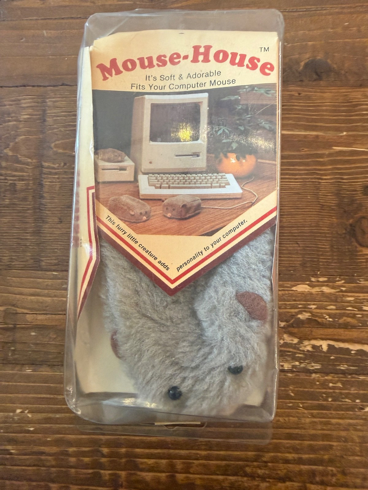 Vintage Mouse House Computer Mouse Cover 1986 Macintosh 