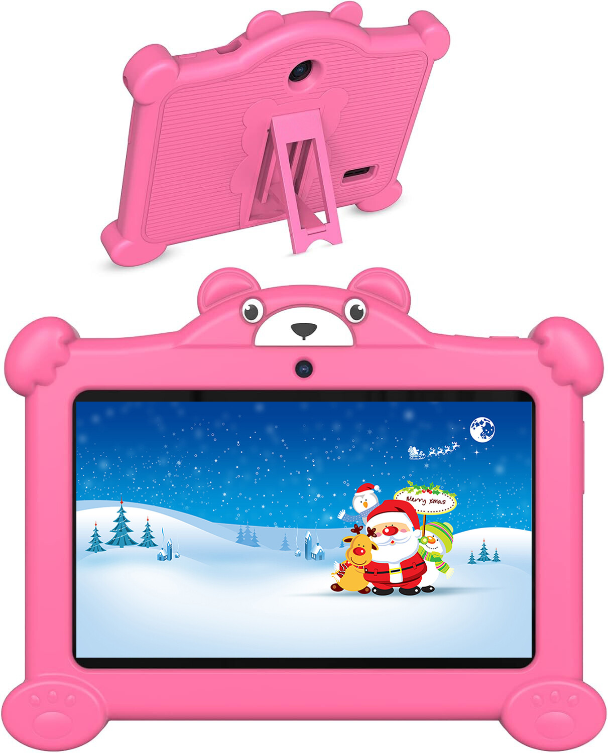 PRITOM 7 inch Kids Tablet PC Android Education 32GB Pad Dual Camera Quad Core