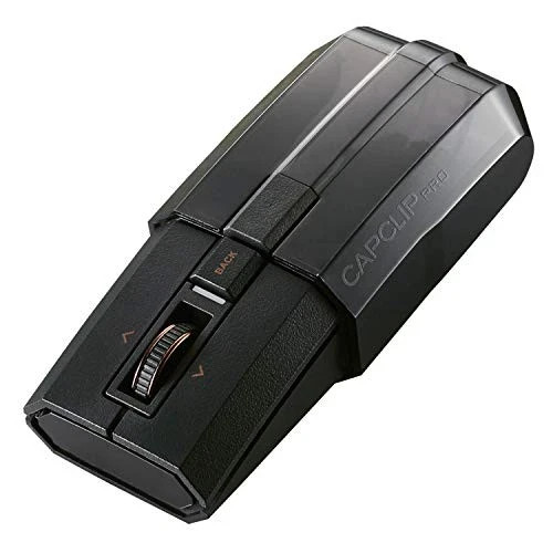 ELECOM Mouse Bluetooth Rechargeable Quiet Tilt Wheel CapClip Pro Black M-CCP1BBB