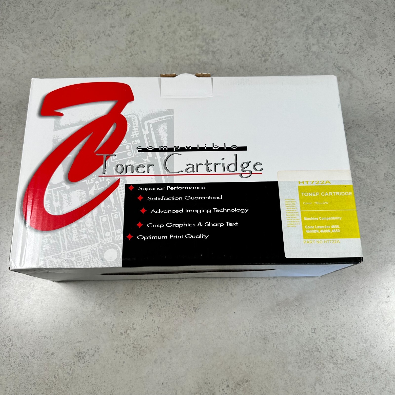 ATI HT7220A C9722A Yellow Compatible for HP LaserJet 4600 4600DN Toner Cartridge