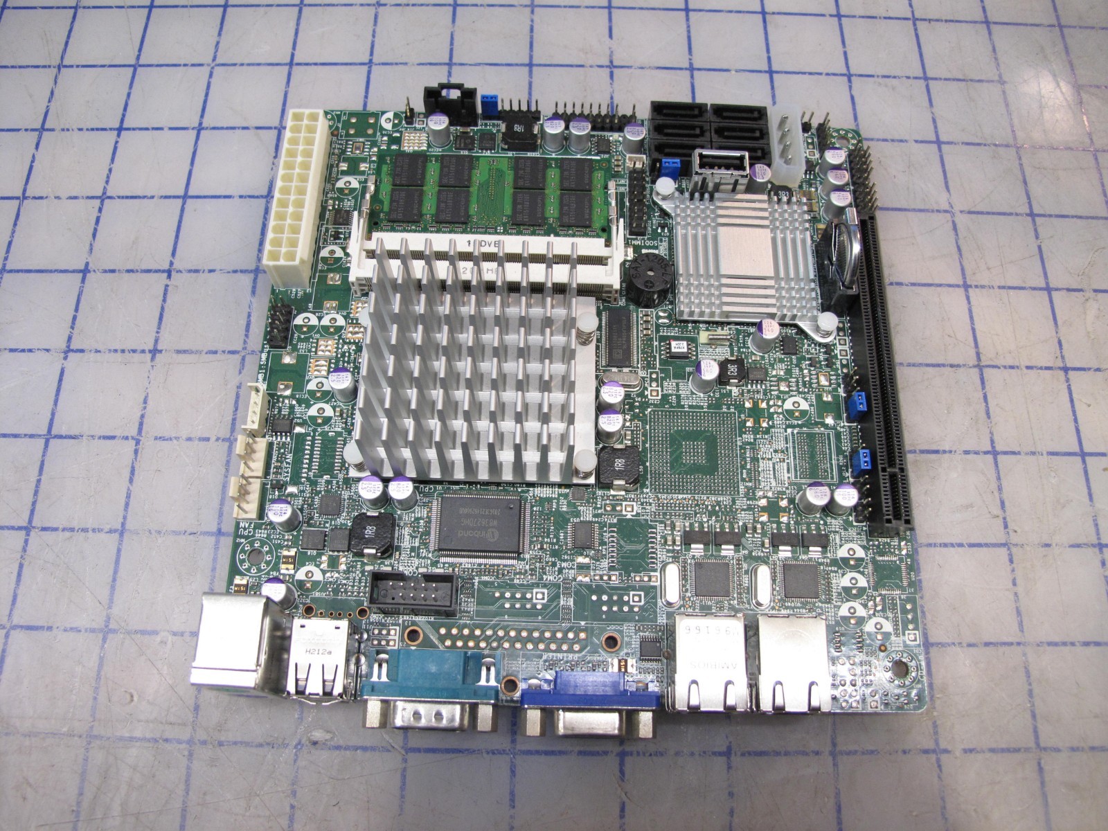 SuperMicro X7SPA-H MOTHERBOARD WITH Intel Atom D510 CPU AND 1GB RAM