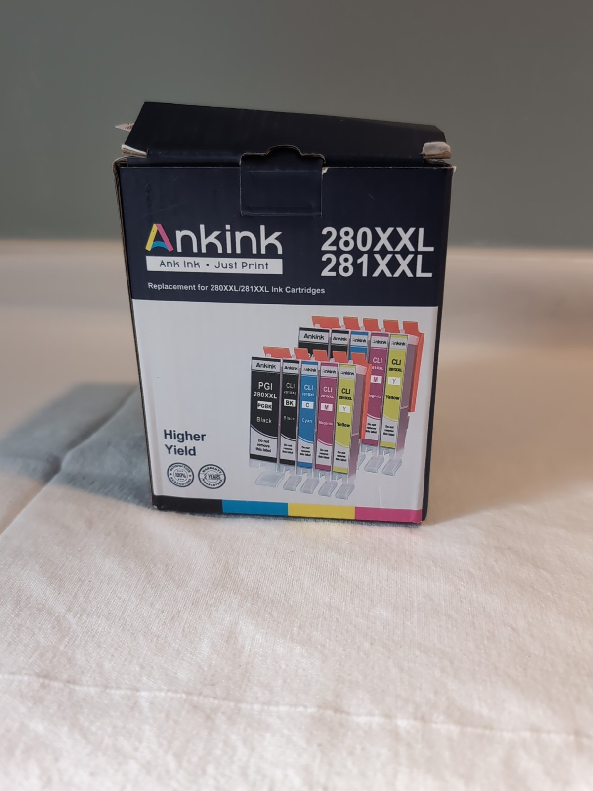 Ankink PGI-280XXL CLI-281XXL Ink Cartridges HIGH YIELD Canon Compatible NEW Box