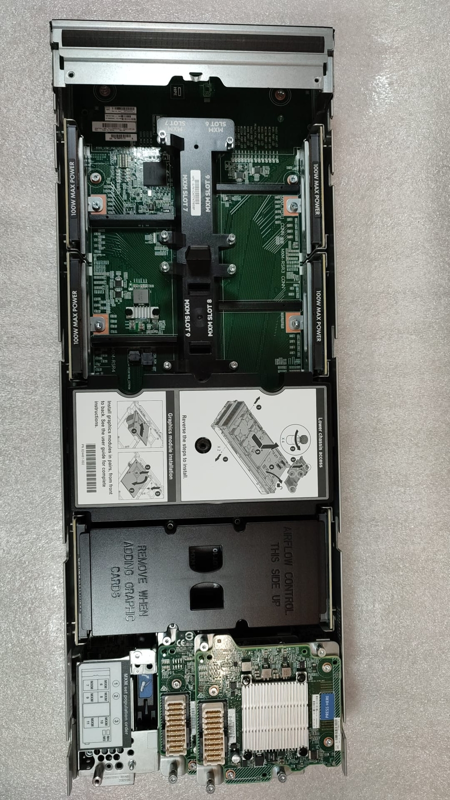 872627-B21, HPE Multi MXM Graphics Expansion Module 6x 100W Synergy 480 Gen10