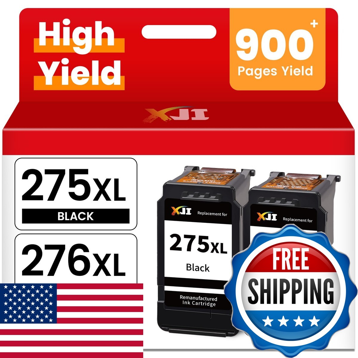 275XL 276XL Replacement for Canon 275 276 Ink Cartridges TS3700 TR4700