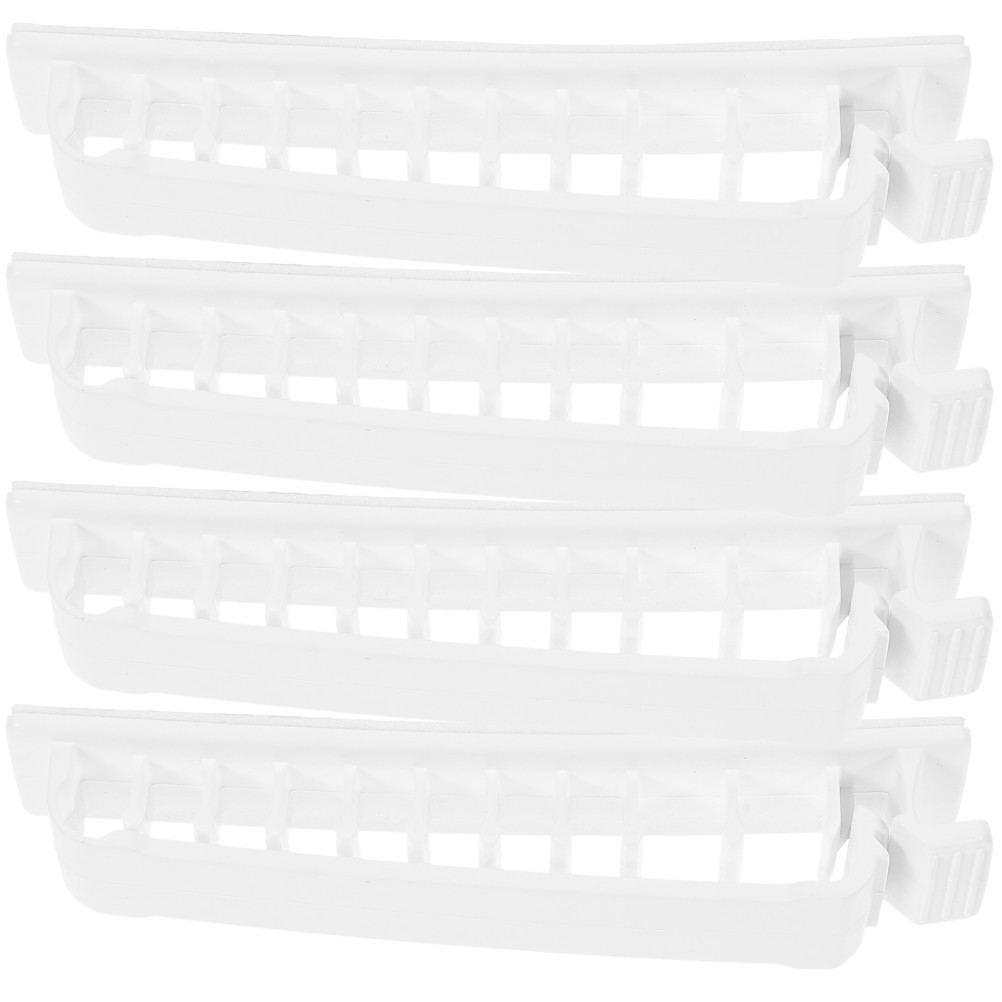 4Pcs White Reusable Cable Clips with Adjustable Tension for Desk