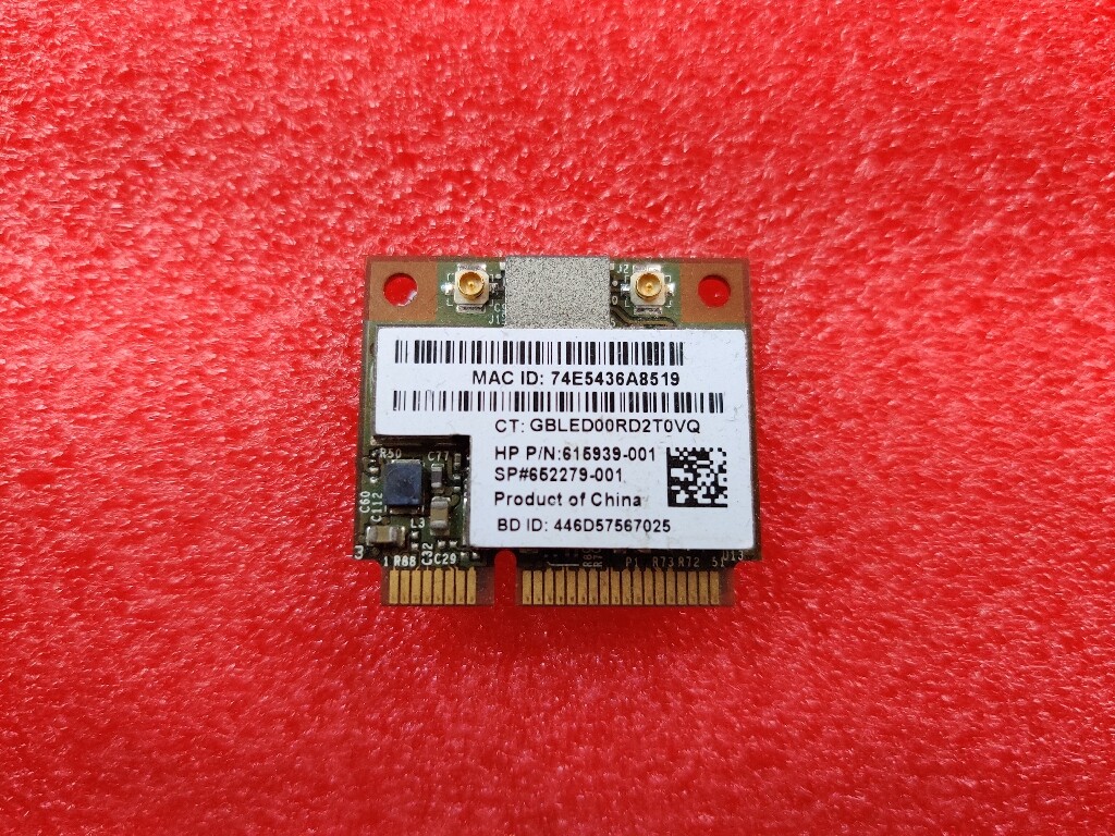 HP 615939-001 802.11N Bluetooth 2.1
