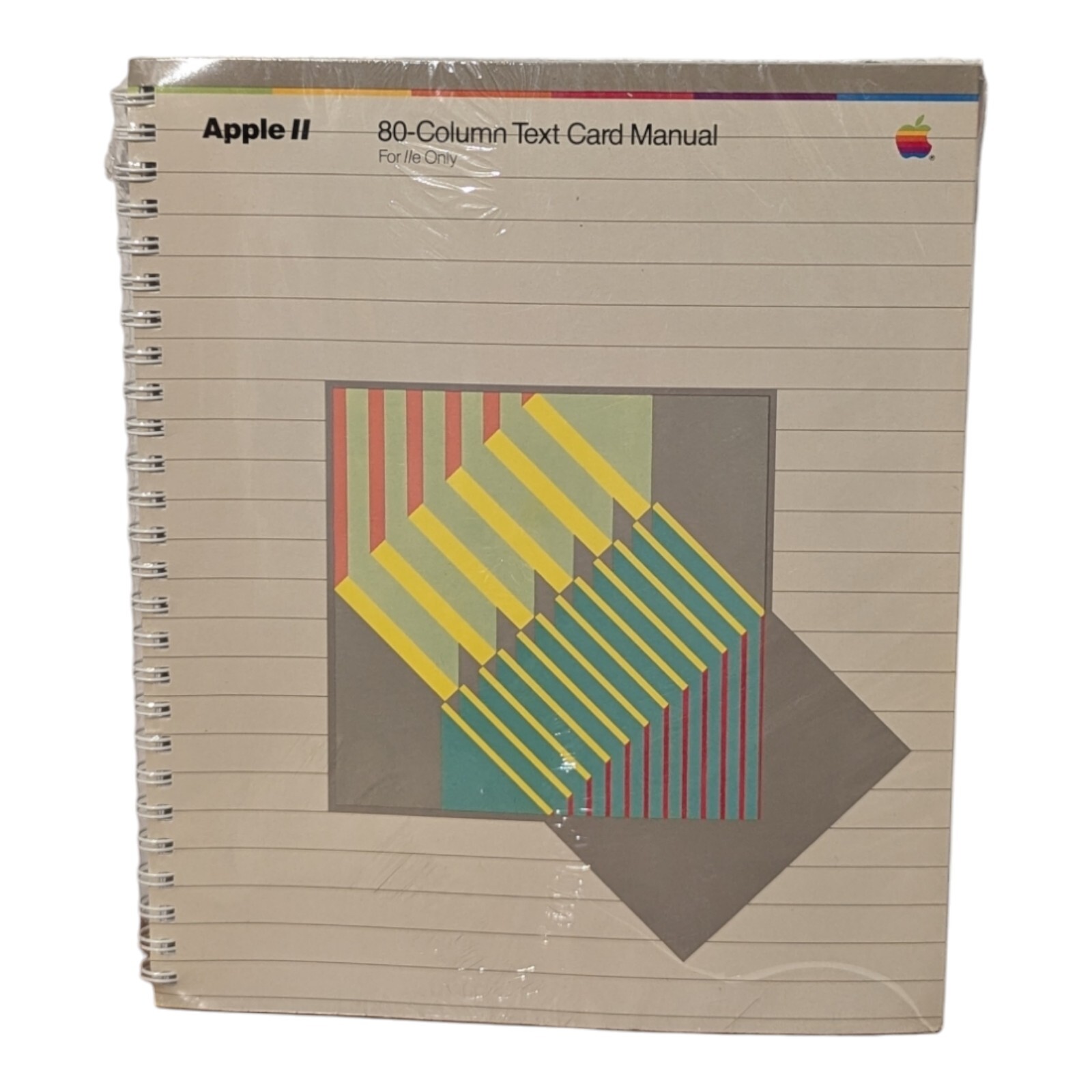 Apple II 80 Column Text Card Manual For IIE Only Sealed Original 