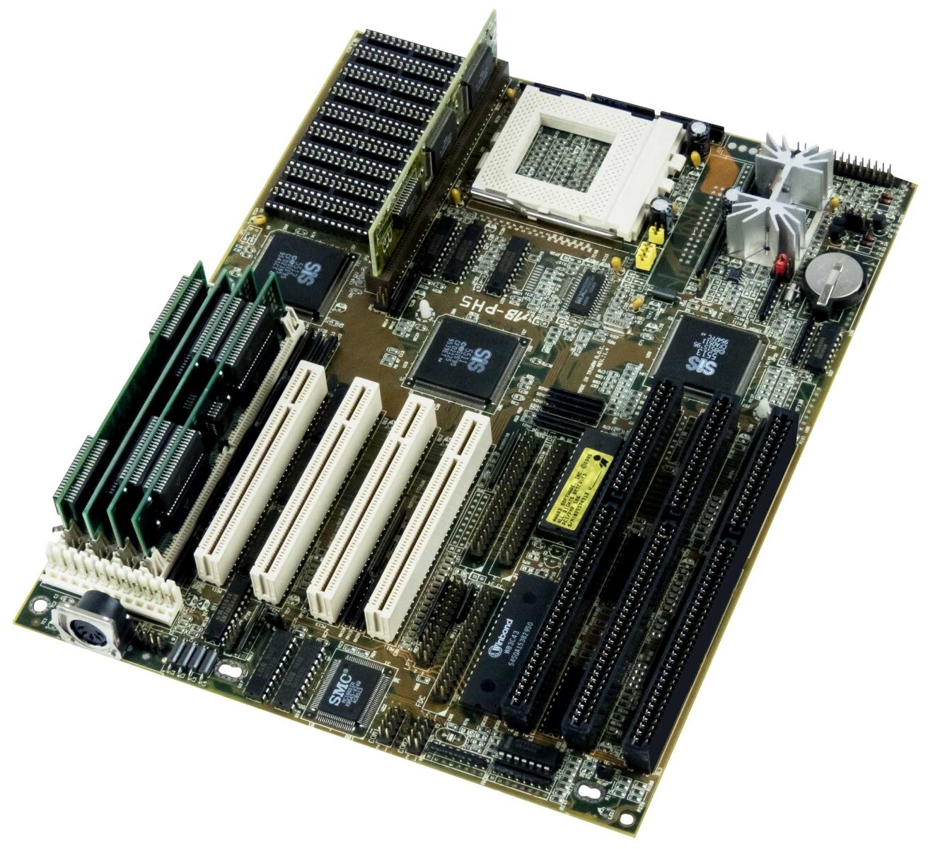 ABIT AB-PH5 SOCKET 7 4x SIMM 3x ISA 4x PCI MOTHERBOARD