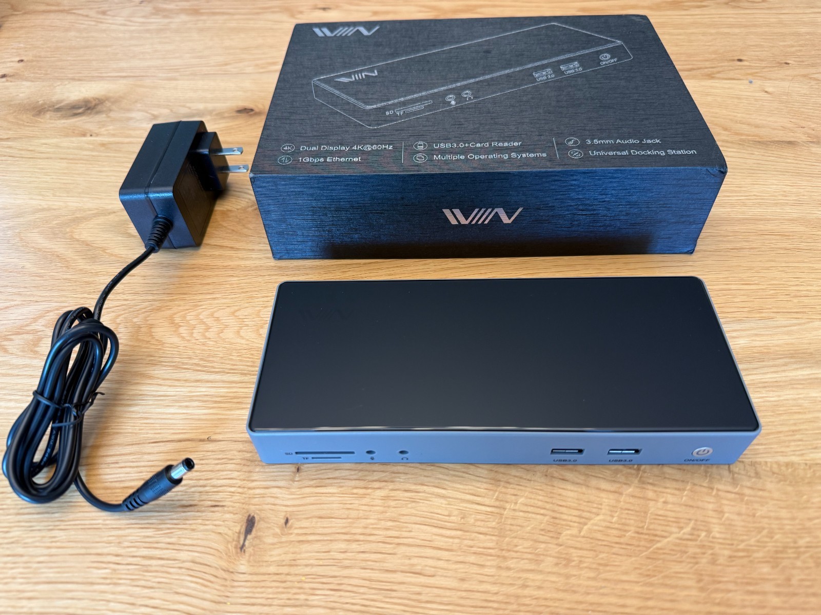 IVIIN D6902 USB-C Dock Dual 4K 60Hz DisplayLink 12-in-1 Gigabit Ethernet