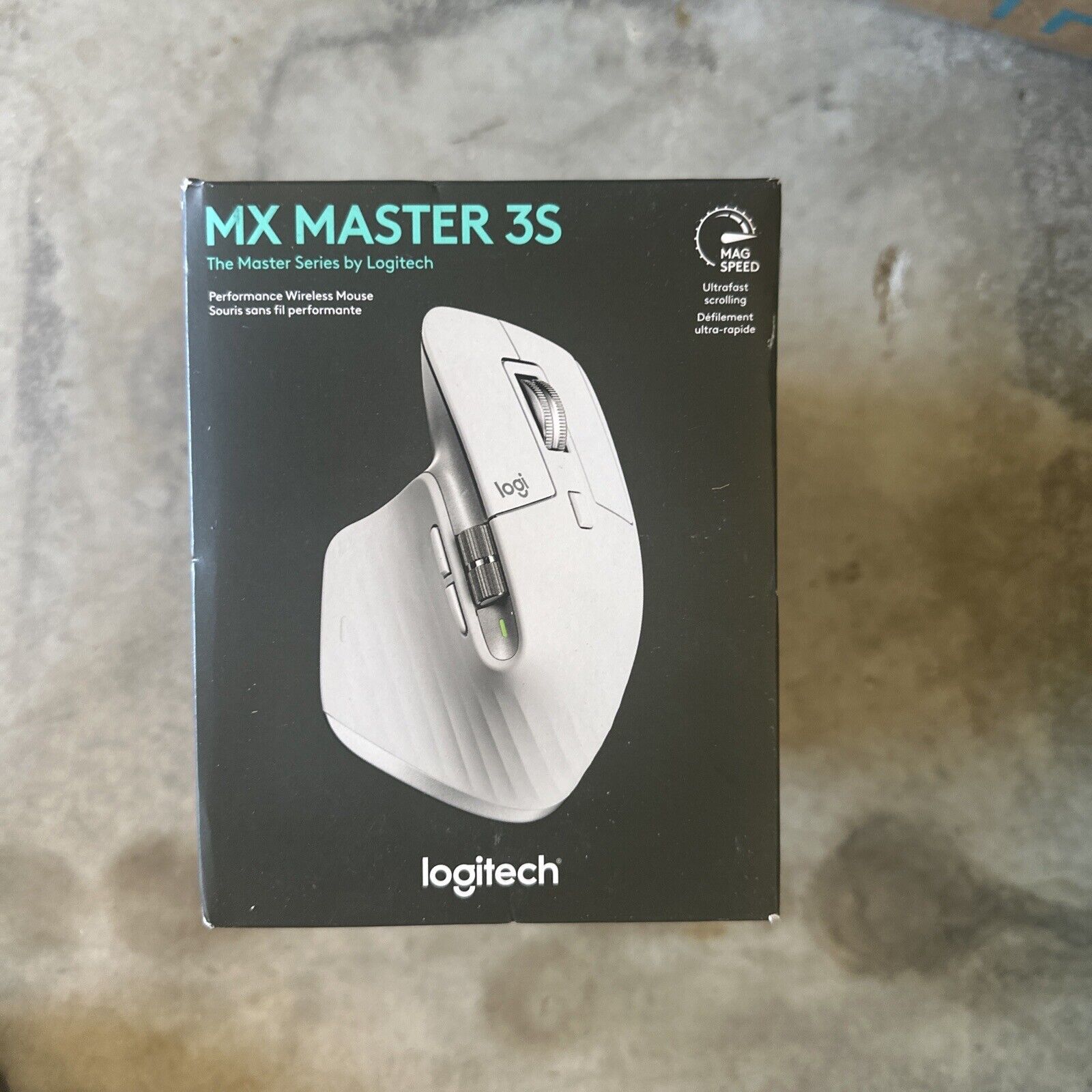 Logitech MX Master 3S Performance Wireless Mouse Pale Gray