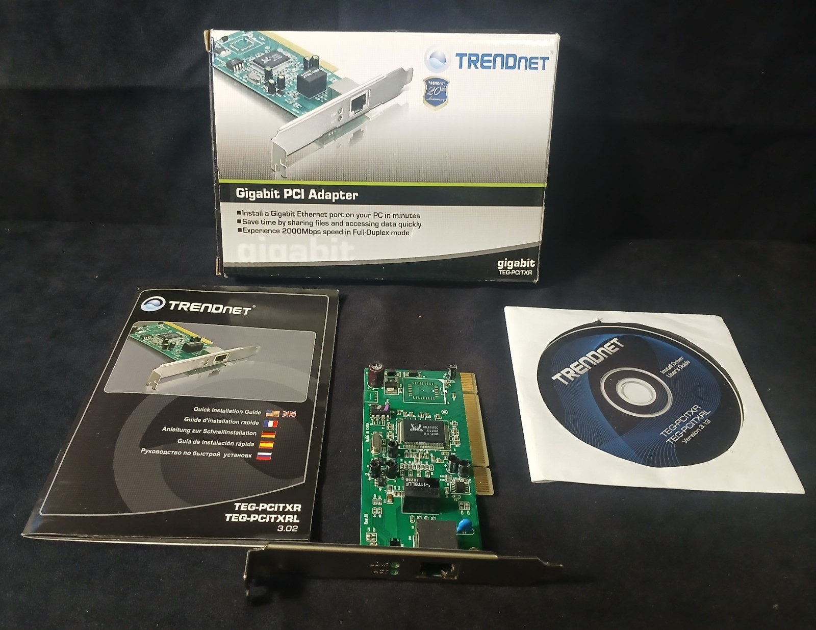 TRENDNET GIGABIT PCI LAN ADAPTER