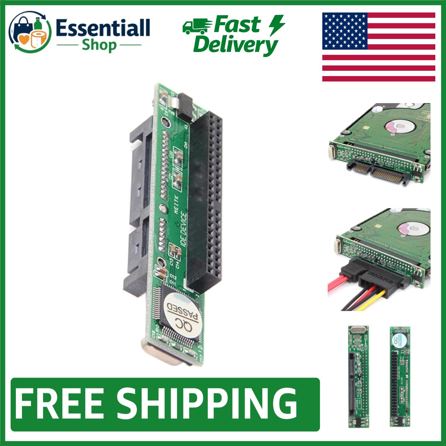 Versatile IDE to SATA Converter Board for Upgrading Laptops - Fast and Reliable