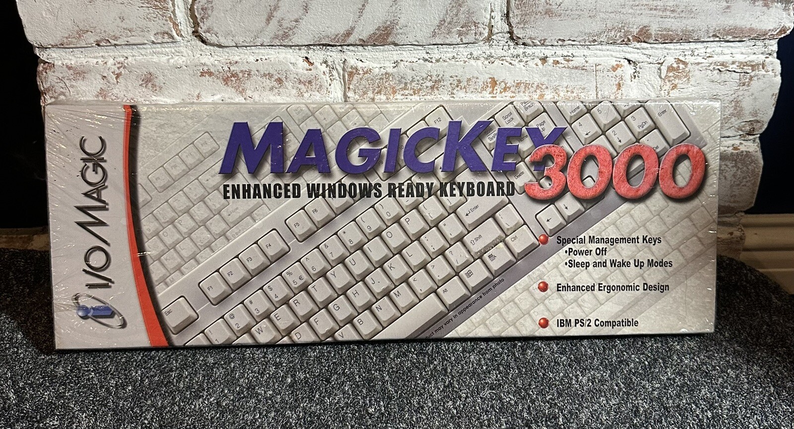 I/O Magic MagicKey 3000 Windows Ready Keyboard Enhanced Ergonomic Design NEW
